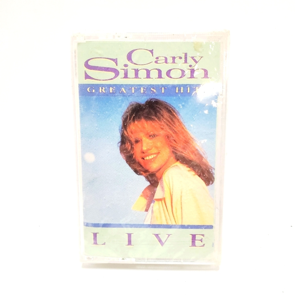 Carly Simon Greatest Hits Live Audio Cassette Tape 1988 Arista NEW
